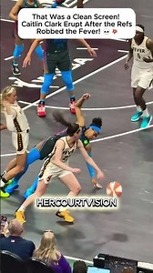The Exact Second Clark Lost Her Mind Over a Terrible Call on Sophie Cunningham! #caitlinclark #wnba