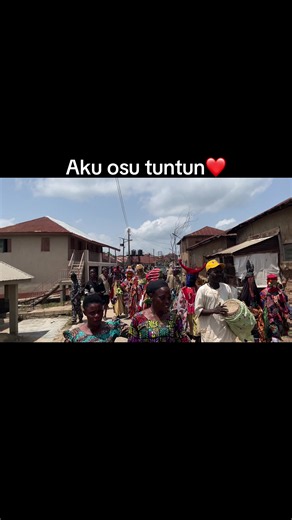 Egungun Clad in Colorful Attire