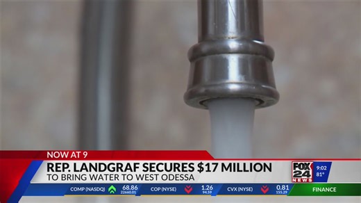 Rep. Landgraf secures funding to supply water to West Odessa