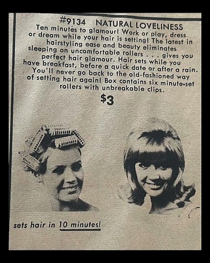 1967 Hair Rollers 💈 #hair #haircare #hairrollers
