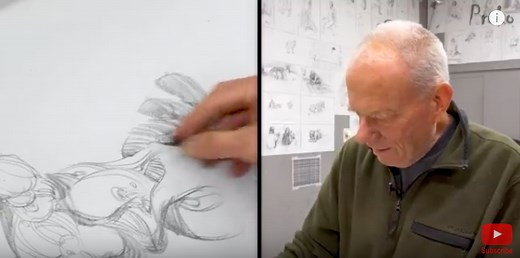 Meditation for Artists: Learn Moebius’ Meditative Technique Called “Automatic Drawing”