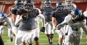 High school football: Sky View coasts past Dixie with dominant second half in 4A semifinal victory