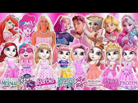 🌟 Angela 2 | Ariel Vs Pinkie Pie Vs Wicked Vs Mira Vs Barbie Vs Abby Vs Pr Peach VS Elsa Cosplay 🎀 →