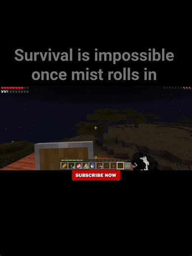 survival is impossible once the mist rolls in.#minecraft #addonsmcpe