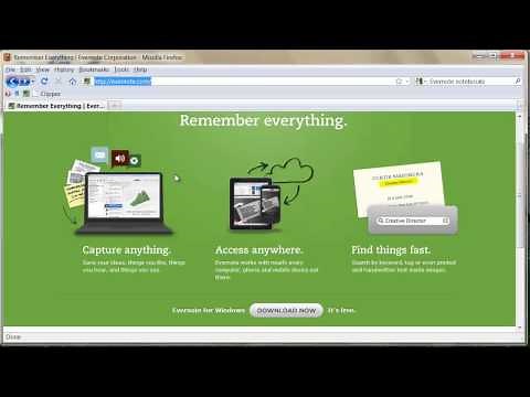 Evernote Tutorial #1: The Basics