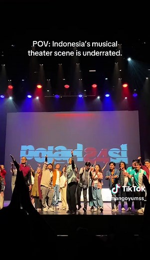 Indonesia’s musical theater scene is actually insane right now 😈😋 From the magic of Rodgers & Hammerstein’s Cinderella to the immersive stage of Musikal Perahu Kertas—the production quality is insane. ✨🚀 And originals like Petualangan Sherina, Keluarga Cemara, Musikal Dangdut, Polarisasi, and Interaksi?? 🎭🔥 The talent is here. The vision is here. So why aren’t more people talking about this? 👀 #musikal #musicaltheatre #theatertok #broadway #musikalindonesia