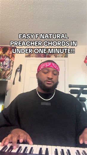 Easy F Natural Preacher Chords for Beginners