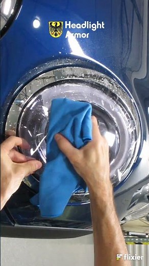 How To Apply Light Smoke Headlight Tint Film #MINI Cooper S Headlight Armor #Shorts