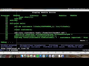 Coding in RPG (IBM i/AS400). Using xml-into to import XML documents.