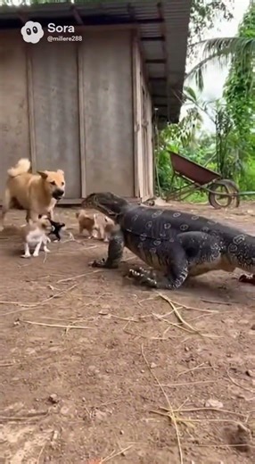 Dog vs lizard #trending #shortsvideo #shortvideo