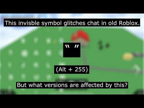 Which old Roblox clients is affected by this chat glitch?