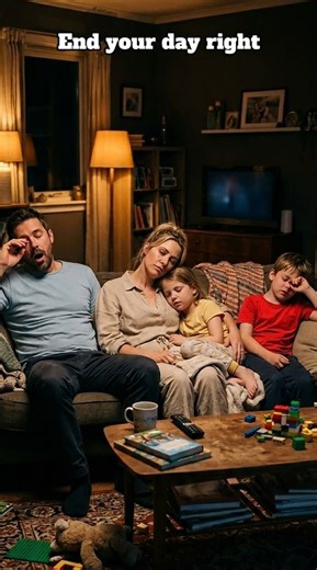End Your Day the Right Way (Family Night Routine) #familyroutine #familyhabit