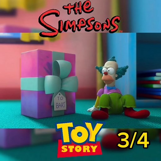 los Simpsons toy story #thesimpsons #viral #fly #lossimpson #toystory #toy