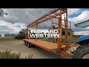 RW Bale Trailer with Hydraulic bale lock system