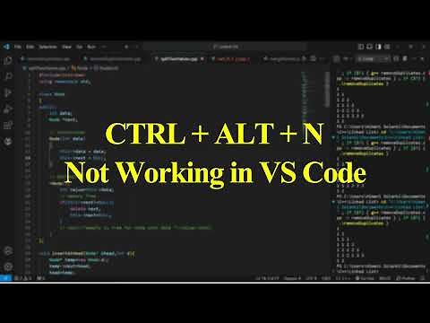CTRL + ALT + N not working in VS Code