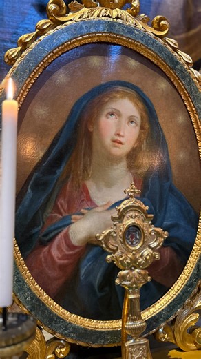 1.6K views · 151 reactions | Tota pulchra es, Maria #trinitadeipellegrini #fssp #wigratzbad | Parrocchia SS. Trinità dei Pellegrini | Facebook