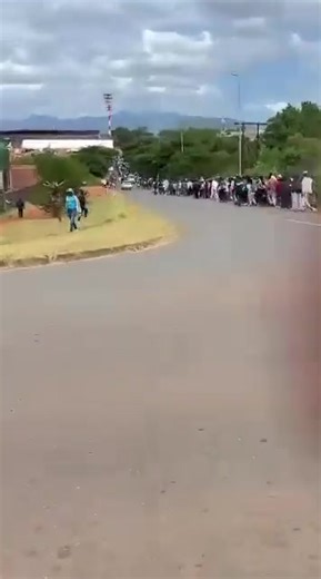 Young people bringing their CV's to the SANDF Armed Forces Military Dispay Day. #trendingvideo #BreakingNews