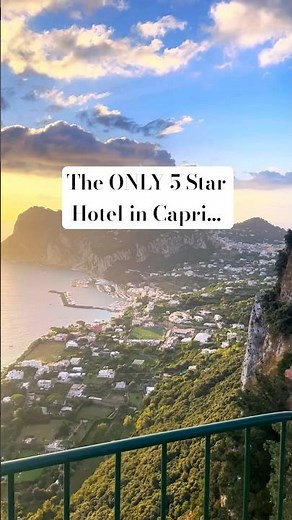 The ONLY 5 Star Hotel in Capri #Capri #luxuryhotel #luxurytravel