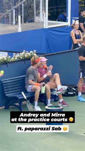 All smiles 🫶 #rublev #andreeva #sabalenka #usopen