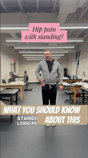 Hip pain with standing? #hippainexercises #hippain #hippainrelief #physicaltherapy #backpainrelief
