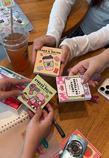 Mini Coloring Books for Coffee Breaks & Tiny Moments