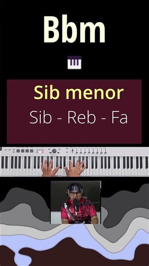 🎹 B Flat Minor Chord 🎵 #music #piano #learnpiano