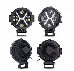 [Hot Item] Auto Parts 7 Inch Round LED Light for off-Road Vehicles Jeep Wrangler ATV SUV
