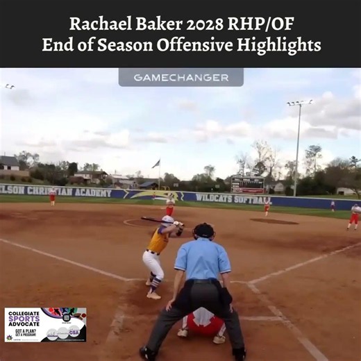 Rachael Baker 2028 RHP/OF End of Season Offensive Highlights