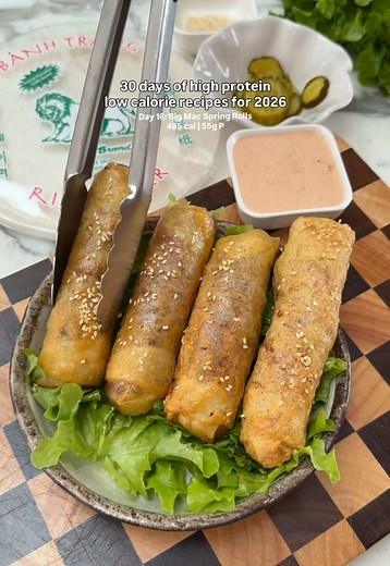 Big Mac Rice Paper Spring Rolls Recipe