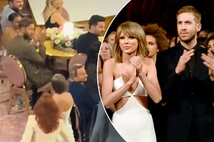 Taylor Swift walked right past ex Calvin Harris at the Grammys — how he reacted