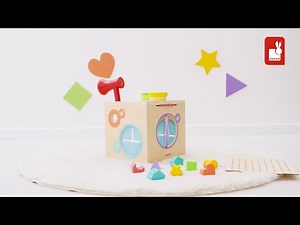 Janod - Boîte sensorielle - jouet d'éveil sensoriel pour enfant dès 18 mois