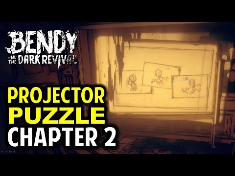 Chapter 2 Projector Puzzle & Security Lock Code | Bendy and the Dark Revival (BATDR)