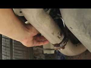 2004 mustang v6 muffler delete/ how to