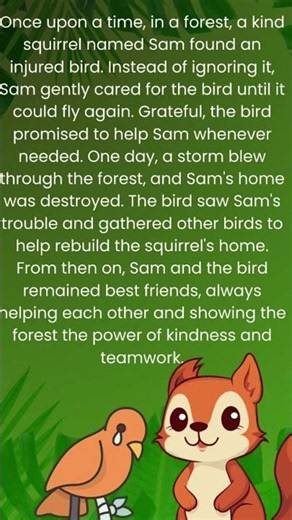 Two friends । english story#paragraphs#savewater