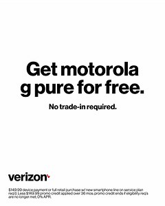 559 reactions · 32 shares | Get motorola g pure for free. No trade-in required. | Verizon | Facebook