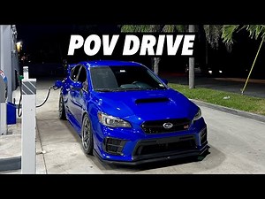 2021 Subaru WRX STI- POV night drive somewhere in Miami