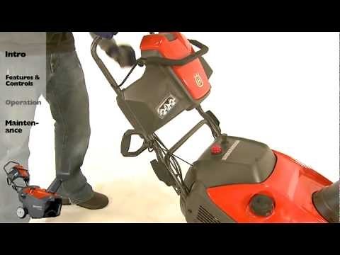 Operation: Husqvarna Single-Stage Snow Throwers