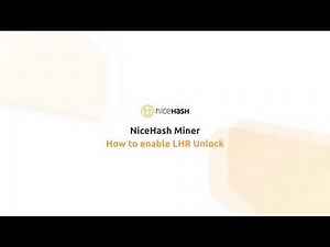 How to unlock LHR in NiceHash Miner