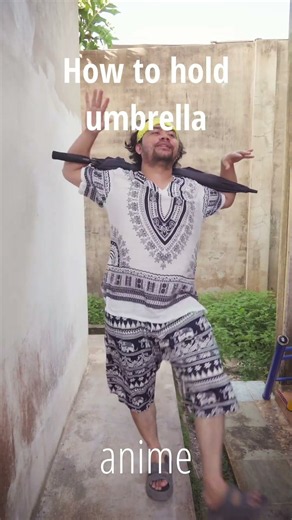 IMPORTANT! how to hold umbrella #howto