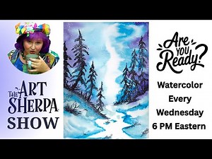 The Art Sherpa Show, Fun Blue Landscape IGTV EP; 12