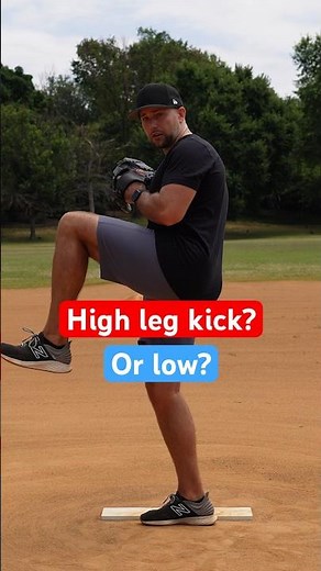 The proper leg kick for youth pitchers