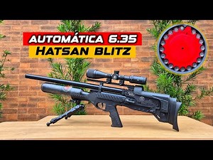6.35 MACHINE GUN - HATSAN BLITZ FULL AUTOMATIC CARBINE