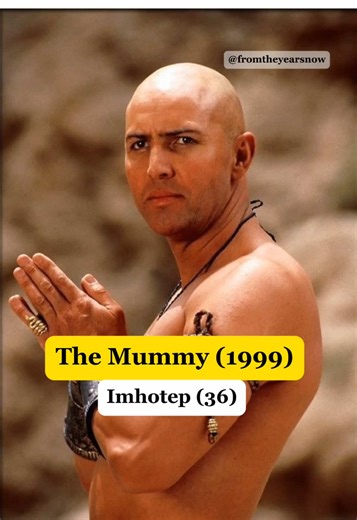 Cast: The Mummy (1999) - before and after #themummy #beforeandafter #thenandnow #fyp #hollywood