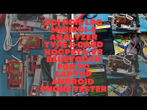 PCI PCIE LPC MiniPCI-E Analyzer Type B Card KQCPET6-V8 Bluetooth for PC Laptop Android ​phone Tester
