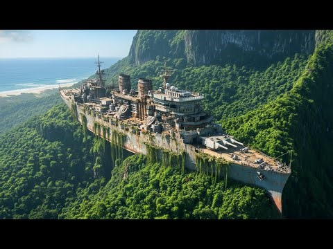 A Man Building Luxury Hotel Inside Abandoned Yamato Ship 1937 Amazing Renovation ASMR Restored