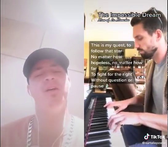 The Impossible Dream Duet with Voice Effects in Cape Town