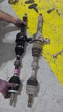 hyundai azera front cv joint shaft replacement guide