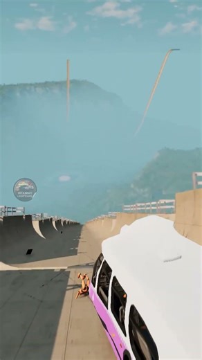 fire truck and Bus vs STEEP road #beamngdrive #beamngrao #beamngtuf #automobile