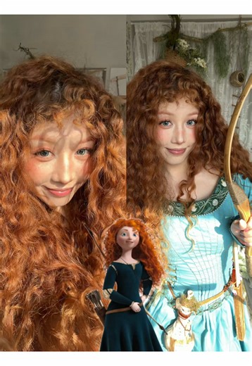Princess Merida’s Curly Hair Care Routine and Style