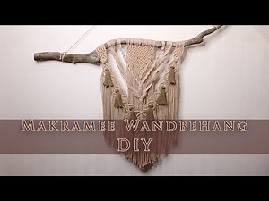 Makramee Wandbehang DIY - mehrfarbig - FreeStyle